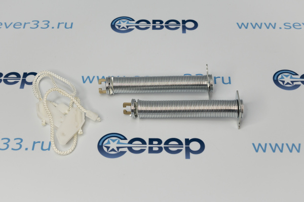 Ремкомплект (2 пружины и 2 тросика) дверцы для ПММ Бош, Сименс 00623538 12004031_1