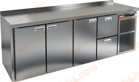 Холодильный стол HICOLD SN 1112 BR2 BT, бок, 2 ящика, 3 двери (-18...-10°С) | Продажа, монтаж и обслуживание холодильного оборудования | Север33