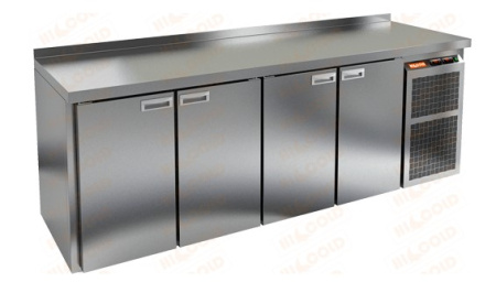 Холодильно-морозильный стол HICOLD GN 1/TN-111/BT BR2  бок, 4 двери (-2...+10°С)/(-18...-10°С) | Продажа, монтаж и обслуживание холодильного оборудования | Север33