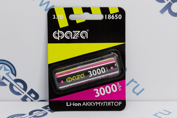 Аккумулятор ФАZА 18650 Li-ion 2400 mAH 3.7 В_1