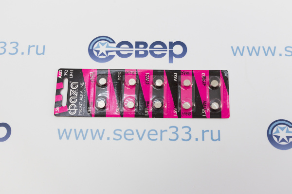 Элемент питания Фaza AG3 LR 41 BL-10_1