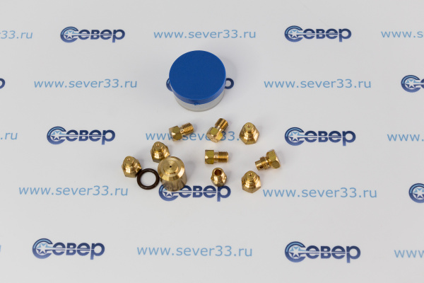 Комплект жиклёров (пропан) газовой плиты Дарина мод. GM 141, GM 241, GM 341, без термостата_1