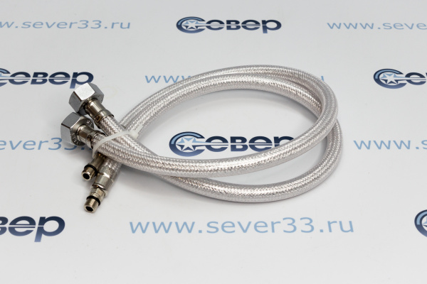 Подводка для смесителя санитарное ПВХ (комплект 2 шт), Cotali,длина 0.6 м_1e