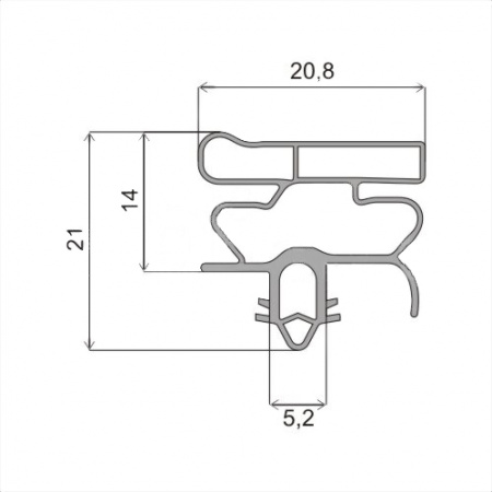 Уплотнитель 695х565 (ОМ) | Продажа, монтаж и обслуживание холодильного оборудования | Север33