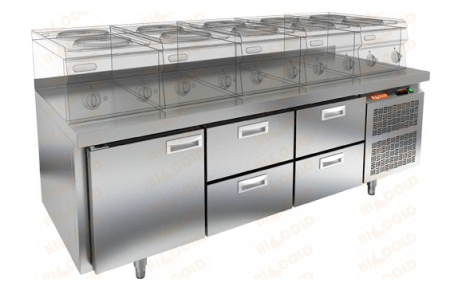 Стол морозильный под тепловое оборудование HICOLD GN 122/BT LT (-18...-10 °С) | Продажа, монтаж и обслуживание холодильного оборудования | Север33