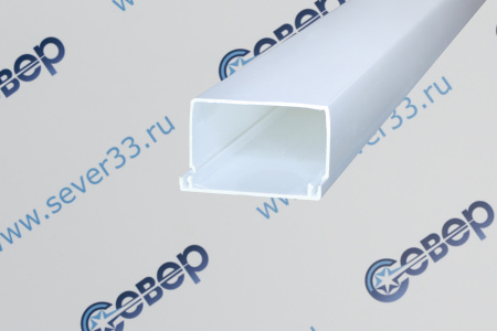Кабель канал  40x25 (2м) двойной замок белый | Продажа, монтаж и обслуживание холодильного оборудования | Север33