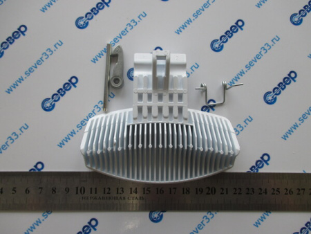 Ручка люка имп. 259035 INDESIT в сборе белая ориг | Продажа, монтаж и обслуживание холодильного оборудования | Север33