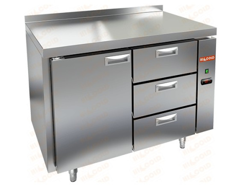 Морозильный стол HICOLD SN 13/BT P без агрегата, 1 дверь, 3 ящика (-18°С) | Продажа, монтаж и обслуживание холодильного оборудования | Север33