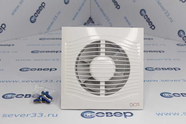 SLIM 5C, Вентилятор осевой вытяжной с обратным клапаном D 125_1e