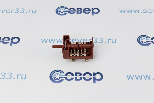 Переключатель Gottak 7LA 840502 (7LA 840511K) для электроплит и шкафов корич._1