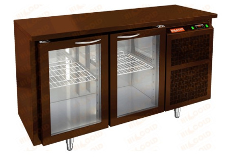 Стол охлаждаемый HICOLD BNG 11 HT BAR, пластификат, 2 двери (+2...+10°С) | Продажа, монтаж и обслуживание холодильного оборудования | Север33