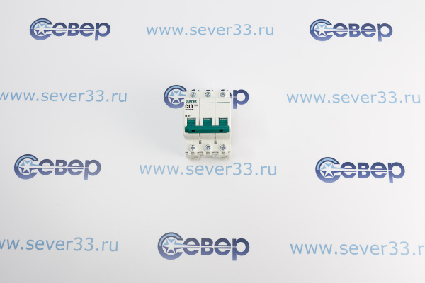 Выключатель автоматический Dekraft 3P C 10А ВА-103 4.5кА_1