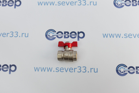 Шаровой кран IDC, ручка бабочка, ВН-ВН, никел., PN40 1/2" | Продажа, монтаж и обслуживание холодильного оборудования | Север33