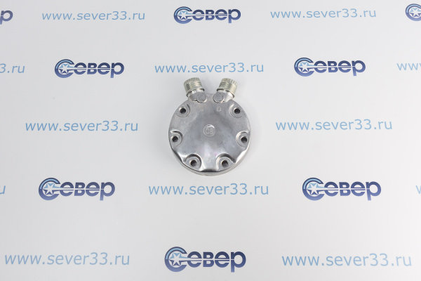 Крышка компрессора на Sanden 7Н RC-U08177, выходы - вертикальные, O-Ring, 1-14UNS, 1-14UNS_1