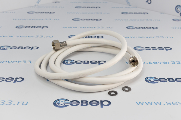 Подводка для газа полимерная 12 L-3,0 м гш (белая)_1
