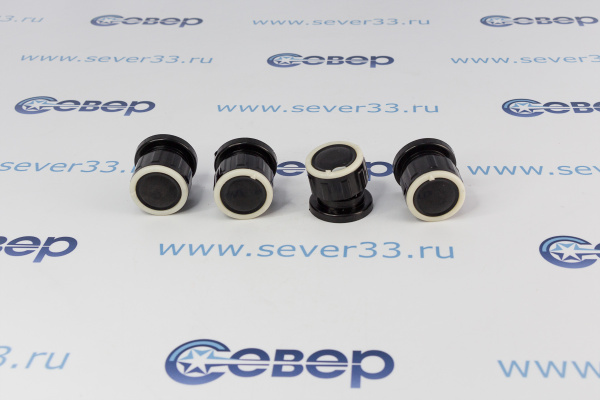 Ручки плиты универсальные (черные с серой каймой, 4 шт)_1