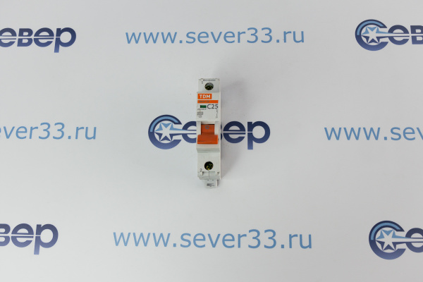 Автомат эл. TDM ВА47-29 С 1р 25А 220V_1