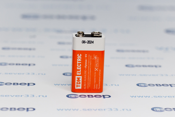Элемент питания TDM 6LR61 Крона 9V BP-1_2