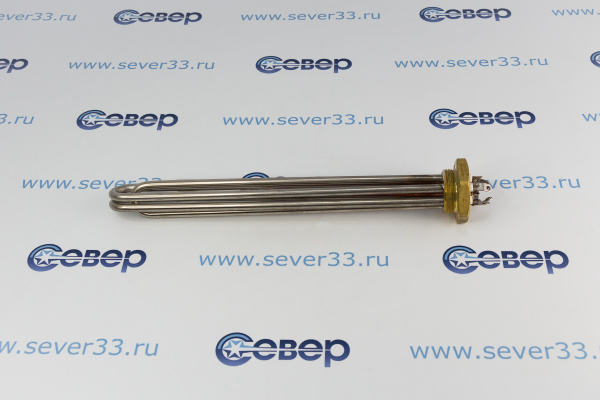 Тэн 4,5 (1500Втx3) (нерж.) RDT аналог OSO-RGT фланец гайка- резьба D42мм. (трубная резьба G1 14)_1