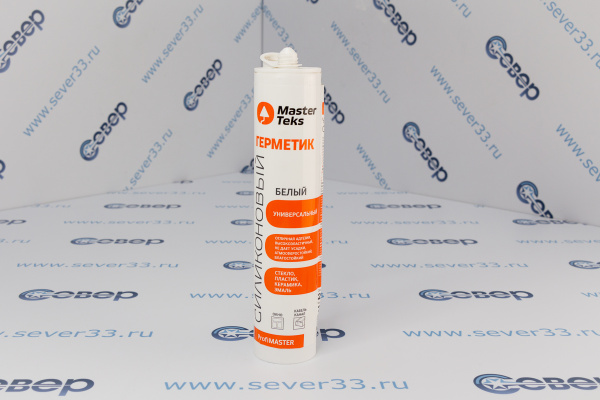 Силикон PROFIMASTER универс. белый 190 мл MASTERTEKS_1