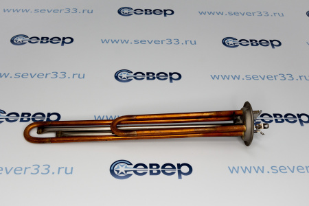 ТЭН RF 2000W(700+1300), медь, Ø64, М4, клеммы под винт М4, L325мм | Продажа, монтаж и обслуживание холодильного оборудования | Север33
