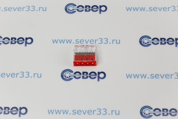 Клеммы WAGO 2273-204 4-проводная 0.5-2.5 мм2, прозрачная_2