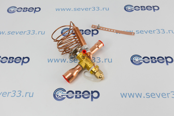 Терморегулирующий вентиль ТРВ HONGSEN FRF W-5-5-7 (-40 +10 °C, 12 кВт, без MOP, R-404AR-507)_1