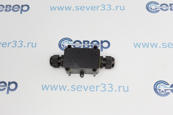 Короб распределительный FERON LD522 2 выхода с 4-х коннектором, 450V, 125x55x36_1