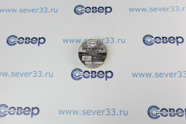 Изолента AVIORA ПВХ желто-зеленая 19мм 20м профессиональная_1