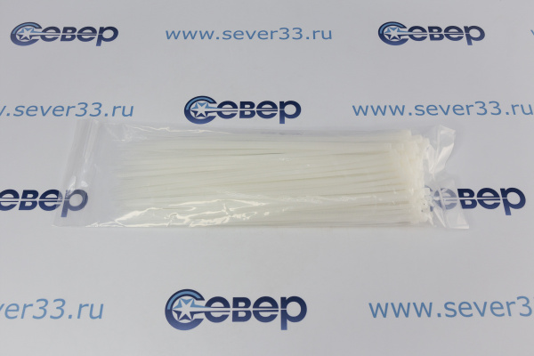 Стяжки нейлоновые 4x250 белый FORTISFLEX_1