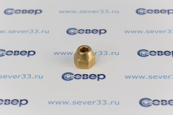 Гайка латунная 14 литая_1