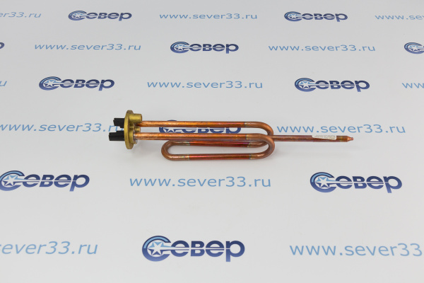 ТЭН RCF 1500W, ИТА, Ø48мм, М6, клеммы под стержневой термостат, вертикальный_1