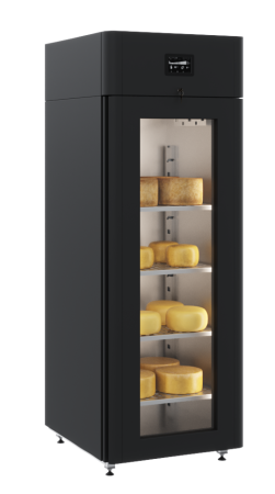 Шкаф для вызревания сыра Polair CS107 Cheese black | Продажа, монтаж и обслуживание холодильного оборудования | Север33