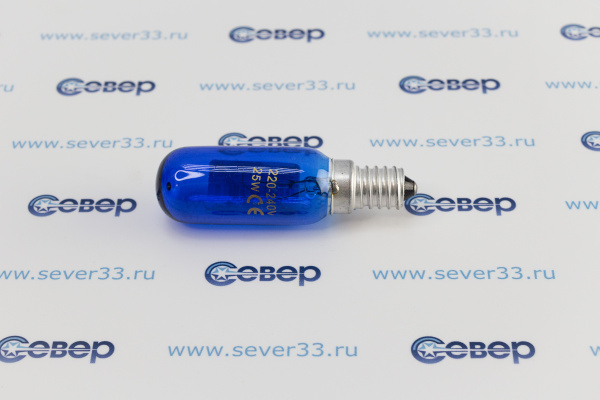 Лампа синяя для холодильника E14 25W Bosch 00612235  00625325_1