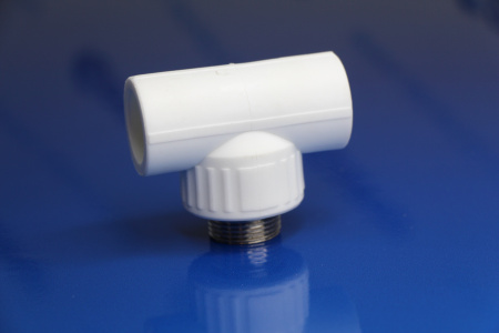 Тройник переходной с наружной резьбой 25х3/4"х25 белый | Продажа, монтаж и обслуживание холодильного оборудования | Север33