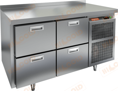 Холодильный стол HICOLD BN 22/BT, бок, 4 ящика (-18...-10°С) | Продажа, монтаж и обслуживание холодильного оборудования | Север33