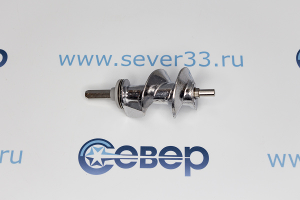 Шнек мясорубки MOULINEX MS004 SS-989843 6-гран (длинный шток) (236) металл. корпус MGR107UN_1