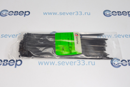 Стяжки нейлоновые 4x250 черный FORTISFLEX | Продажа, монтаж и обслуживание холодильного оборудования | Север33