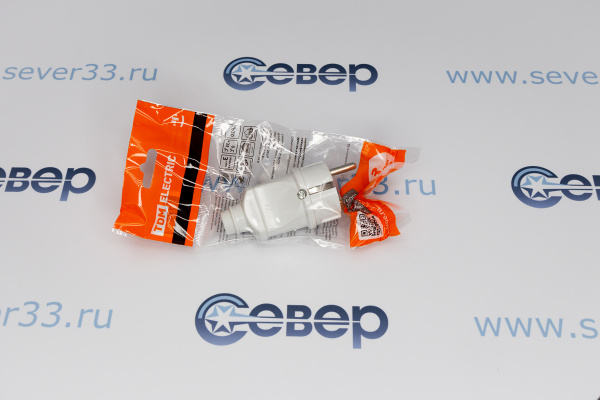 Вилка TDM прямая сз  16А_1e