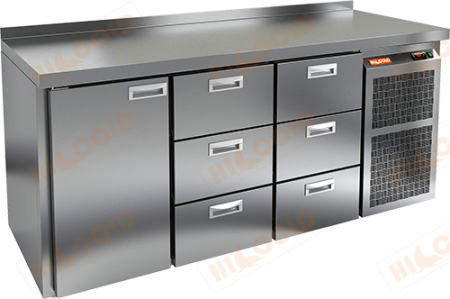 Холодильный стол HICOLD BN 133 BR2 BT, бок, 6 ящиков, 1 дверь (-18...-10°С) | Продажа, монтаж и обслуживание холодильного оборудования | Север33