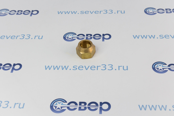 Гайка латунная 78 точеная_1